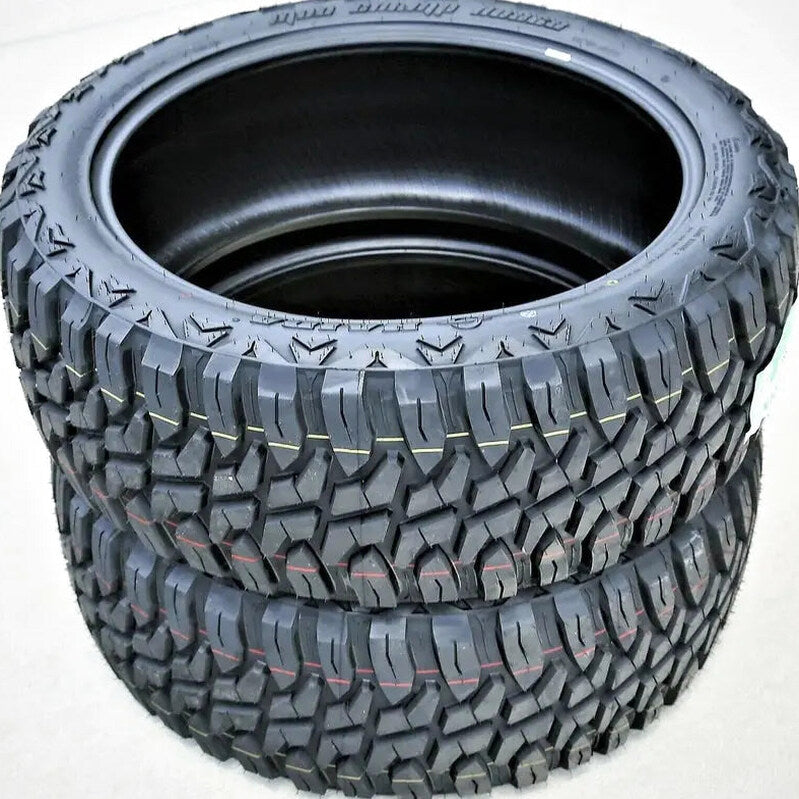 Set Of 4 LT275/65R20 126/123Q E-Rated Mud-Terrain Tires - 10-Ply Construction