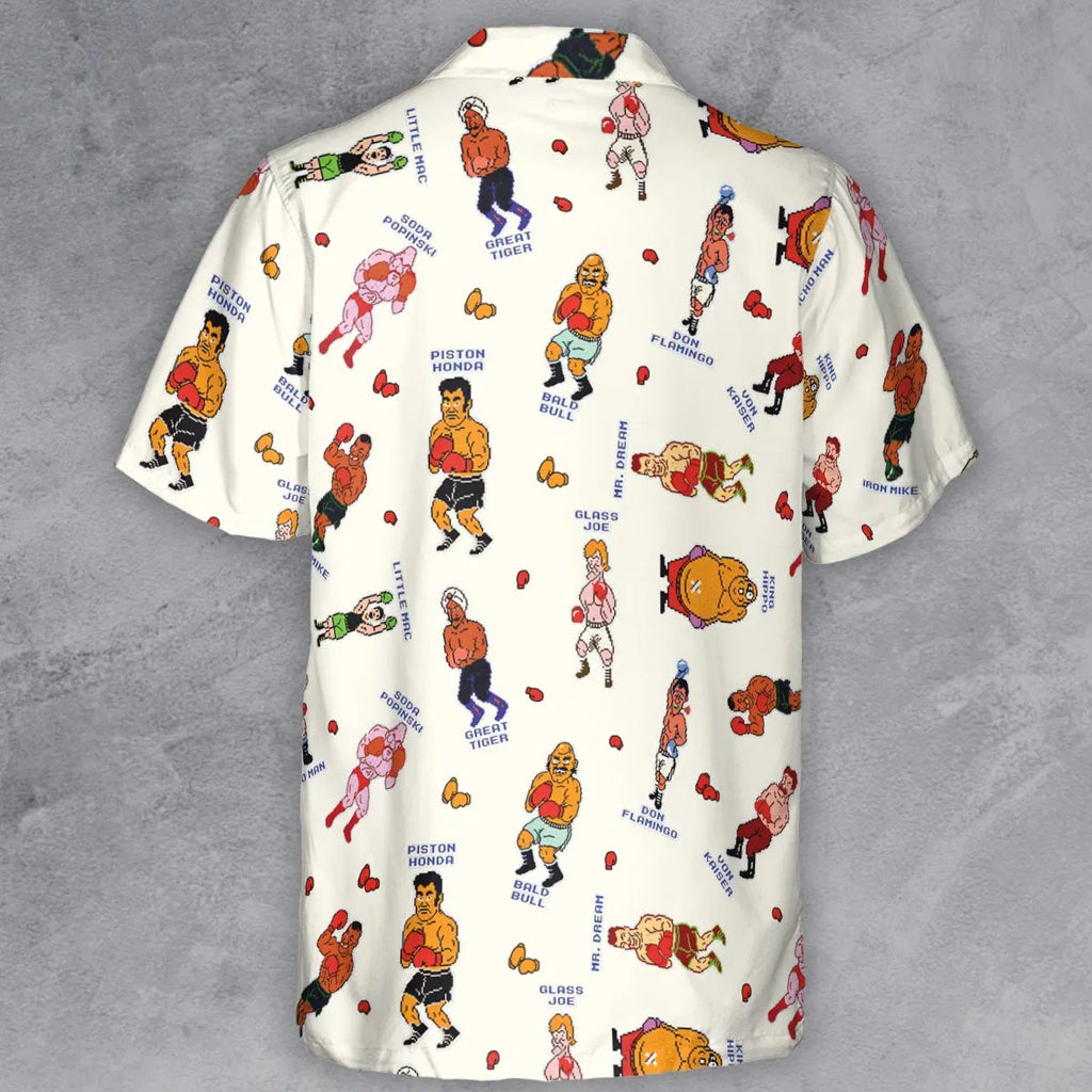 Retro Game Punch Out Button Down Shirt