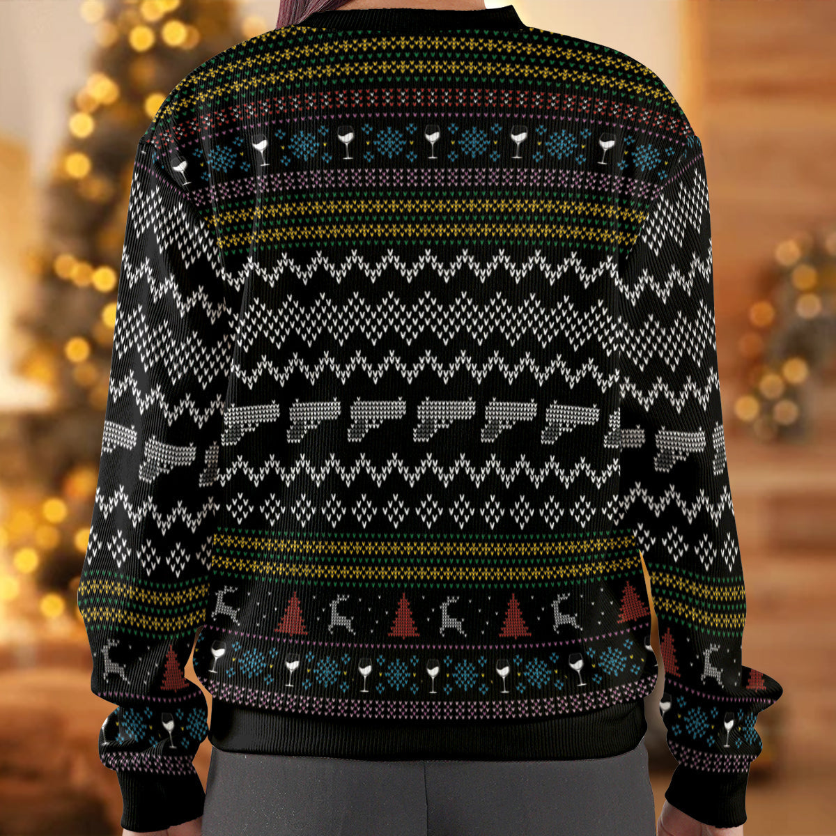 Eve in the Drunk Tank… Again Ugly Christmas Sweatshirt