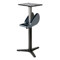 Master Mechanic Adjustable Cast Iron Grinder Pedestal With Tool Holder - 25.25 x 22.25 x 4.87 inches