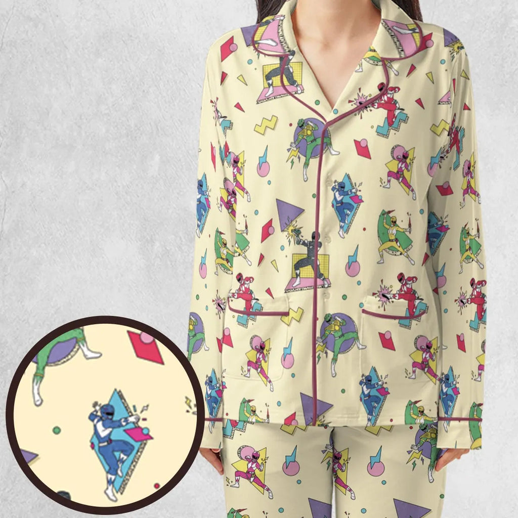 Morphin Team Power Rangers Pajamas Set