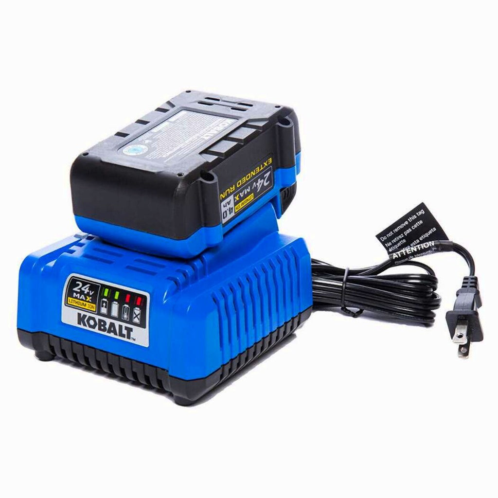 Kobalt 24-Volt 12-in Brushless Battery Chainsaw With 4 Ah Battery And Charger