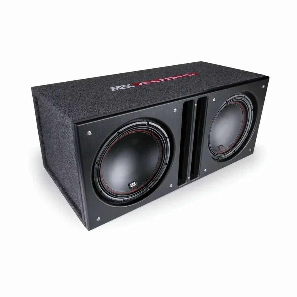 MTX Sledgehammer Dual 12 in Unloaded Ported Subwoofer Enclosure - SLH12X2