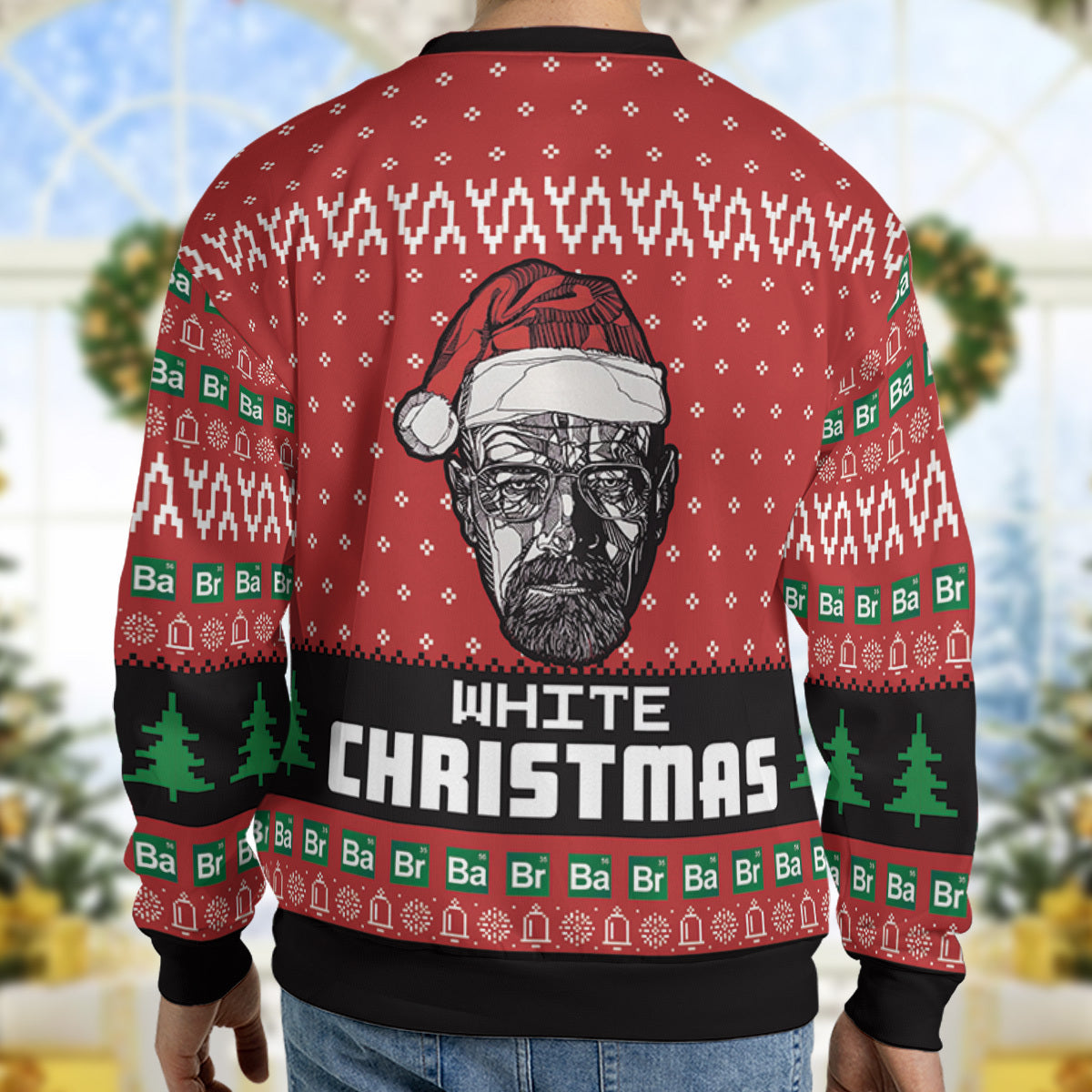 White Christmas Ugly Christmas Sweatshirt