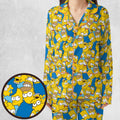 Head Toss The Simpson Characters Pajamas Set