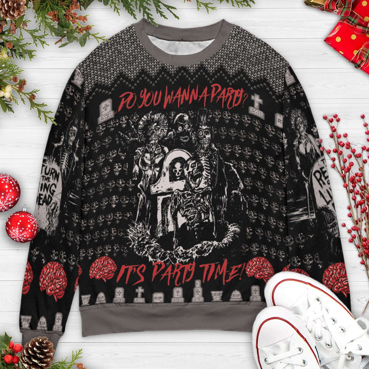 It's Party Time Ugly Christmas Sweatshirt