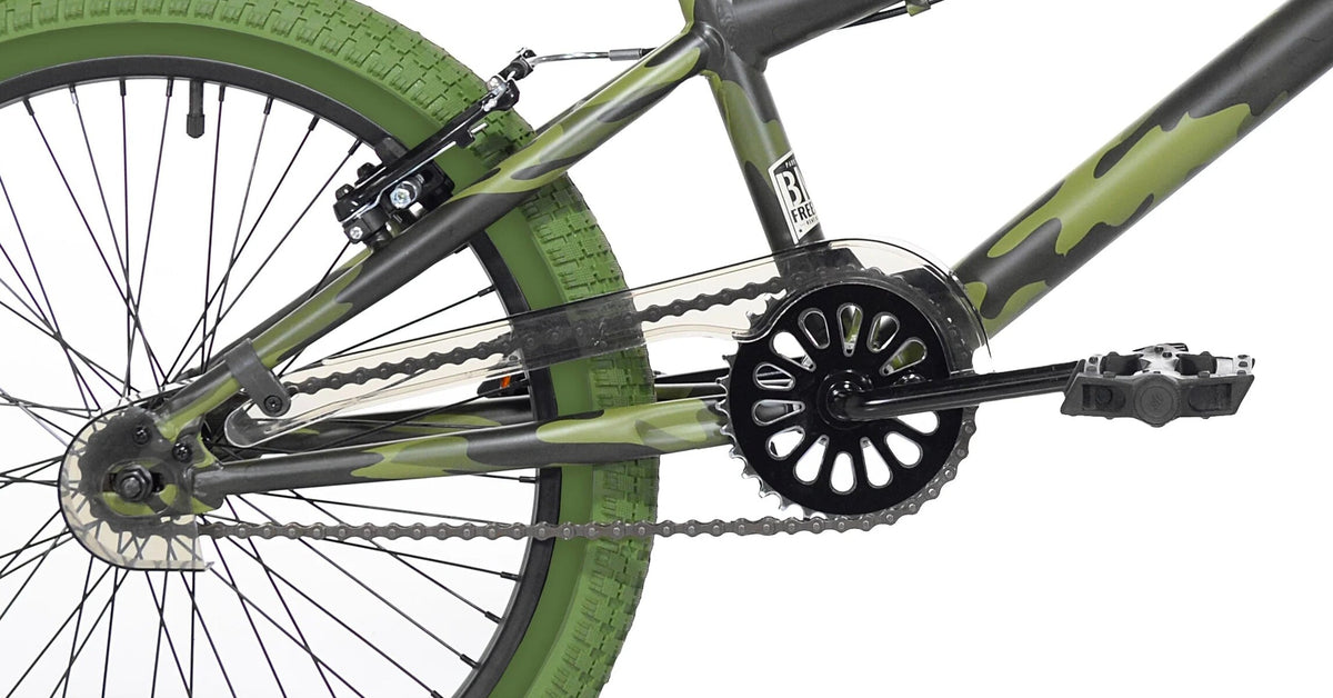 Kent BMX Kids Bicycle 20in Green Camouflage - Incognito