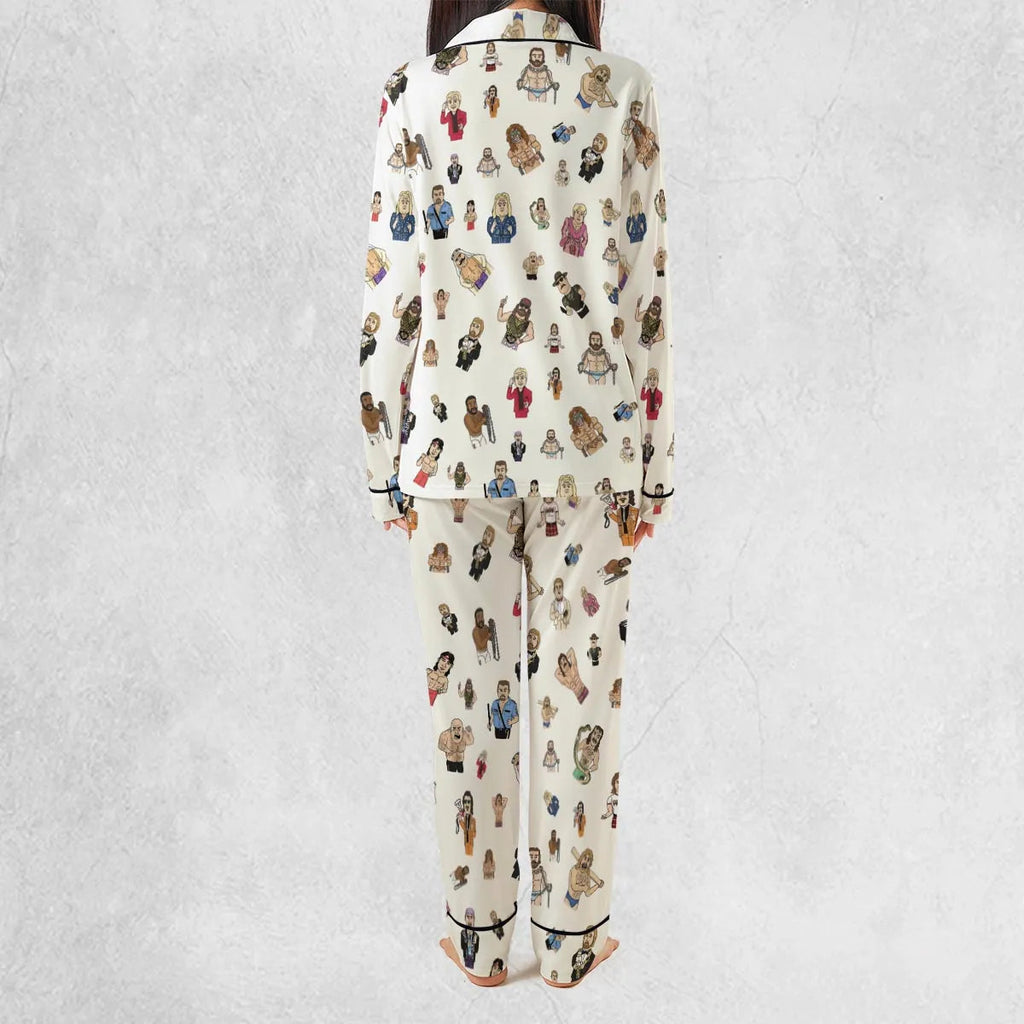 Old School Pro Wrestling Pajamas Set