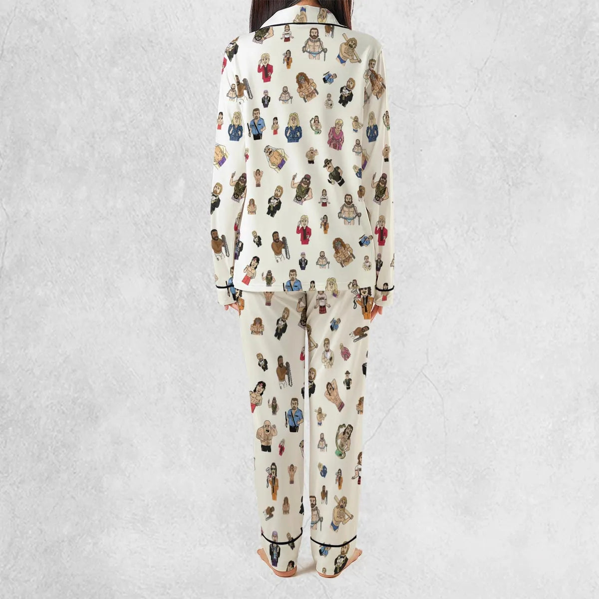 Old School Pro Wrestling Pajamas Set