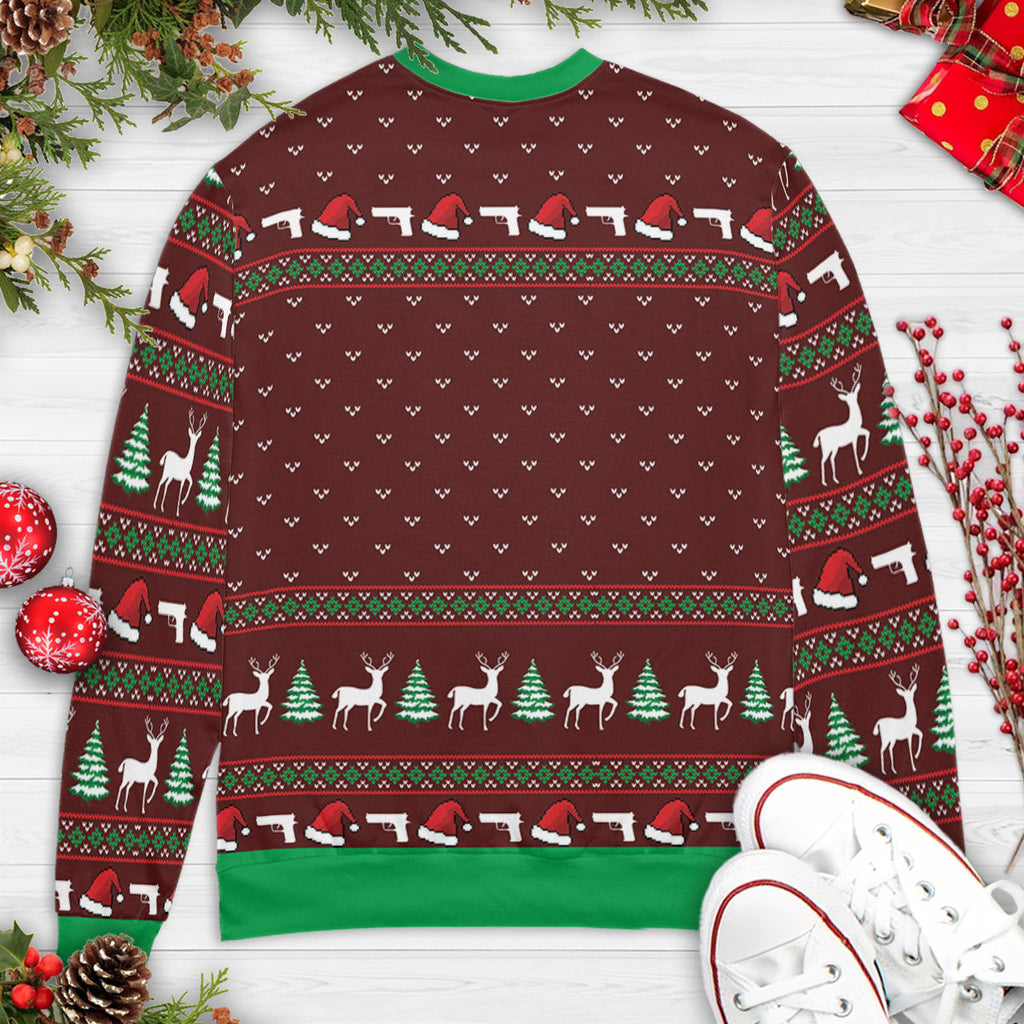 The Guns Of Brixton Trading Places Ugly Christmas Sweatshirt