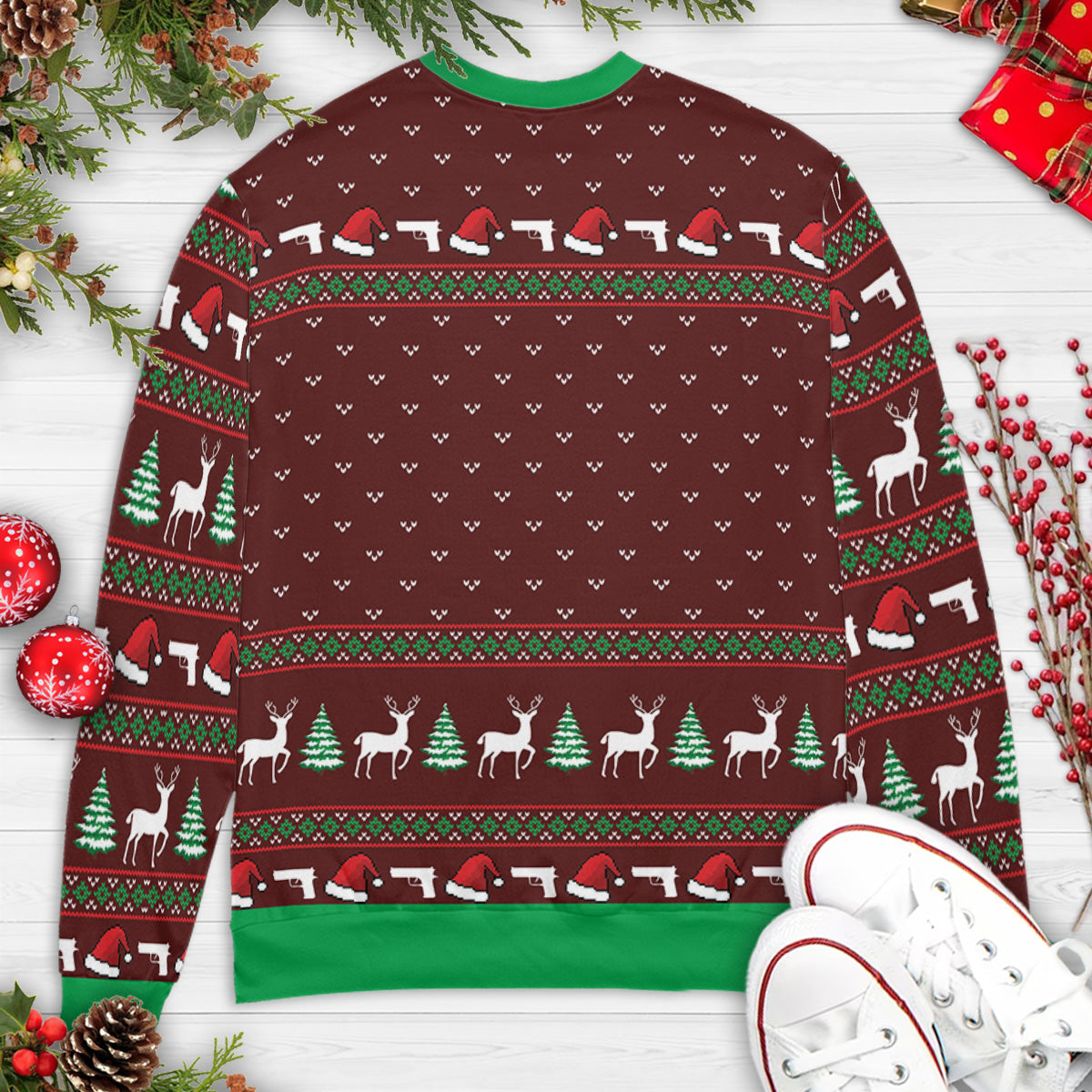 The Guns Of Brixton Trading Places Ugly Christmas Sweatshirt