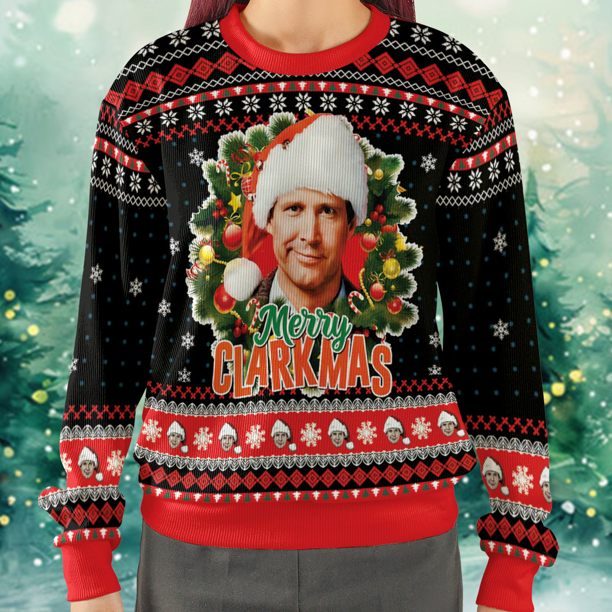 Merry Clarkmas National Lampoon's Christmas Vacation Ugly Christmas Sweatshirt