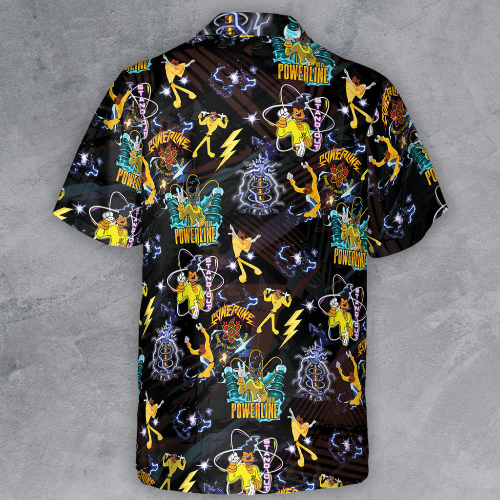 Powerline Concert A Goofy Movie Button Down Shirt