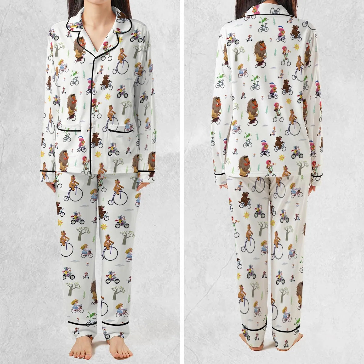 The Muppet Movie Bike Scene Pajamas Set