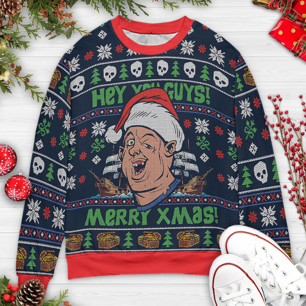 Hey You Guys! The Goonies Ugly Christmas Sweatshirt