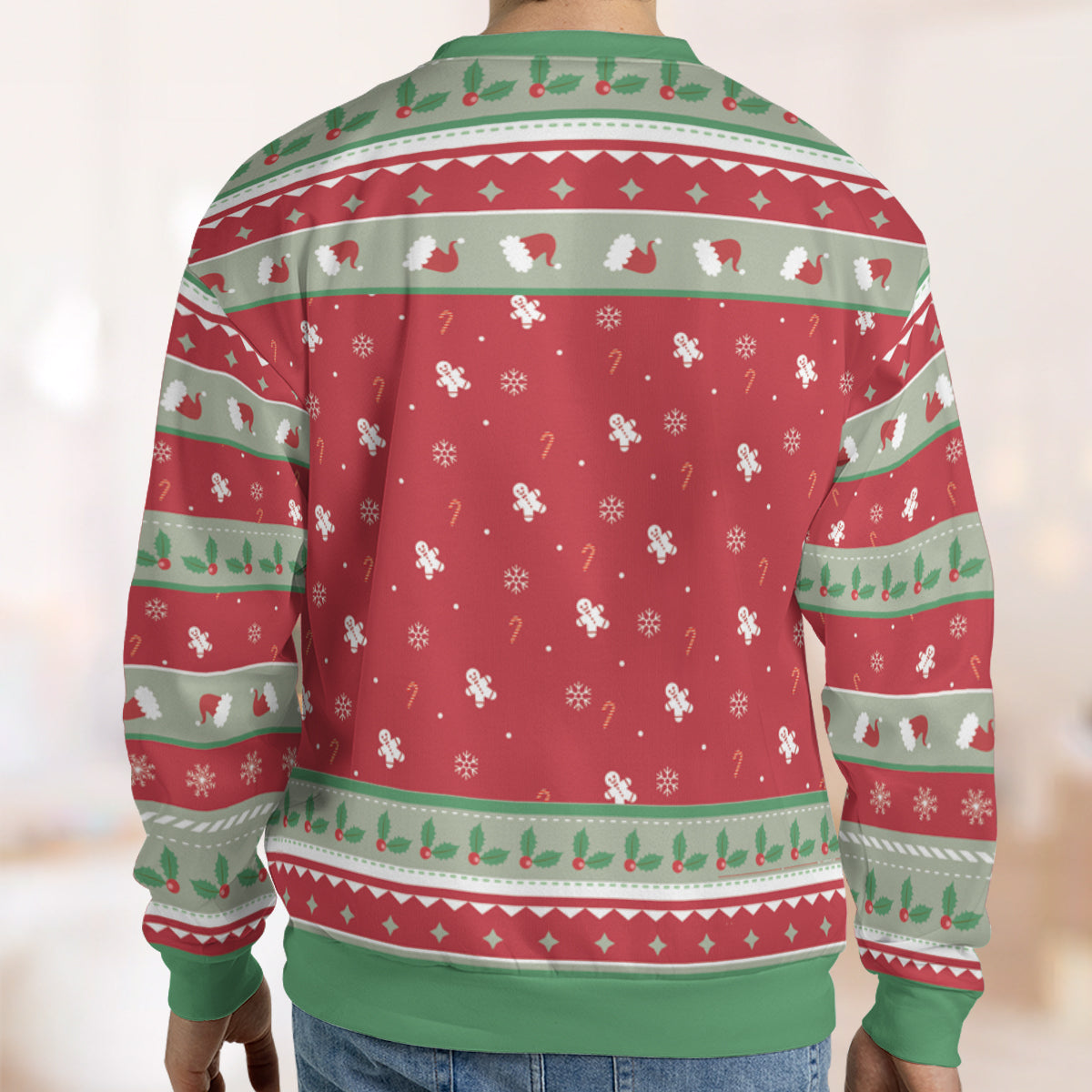 Santa's Dead Murder She Wrote Ugly Christmas Sweatshirt