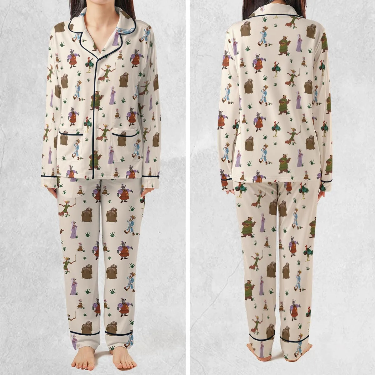 Oo-de-lally Robin Hood Characters Pajamas Set