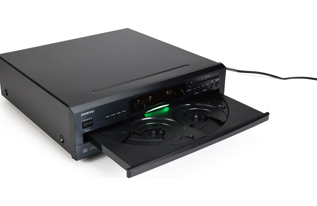 Onkyo 6-Disc CD Changer, Black - DX-C390