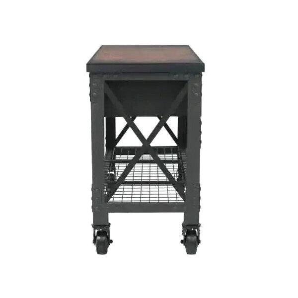 Building Products 72 in 3-Drawer Rolling Industrial Workbench With Wood Top