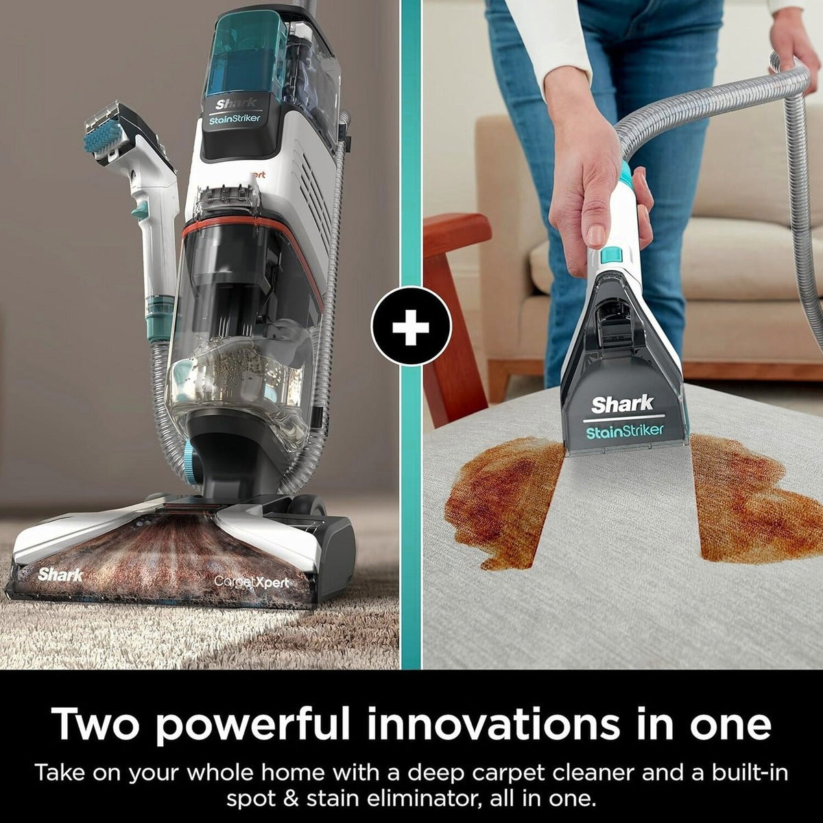 Shark CarpetXpert Carpet Cleaner, Cyan - EX201