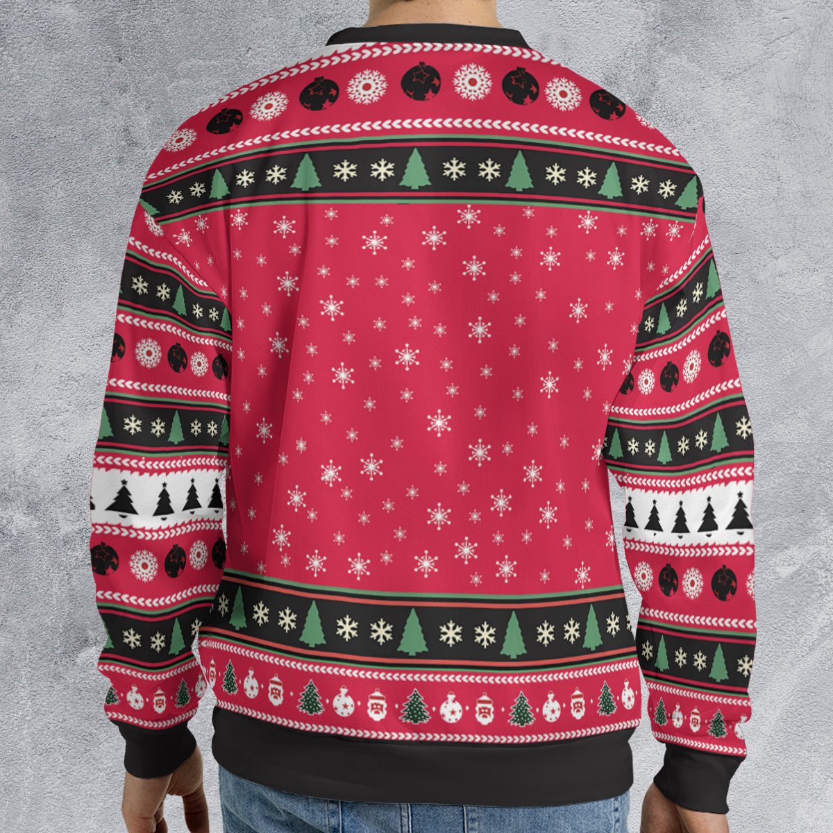 Victor Meldrew One Foot In The Grave Ugly Christmas Sweatshirt