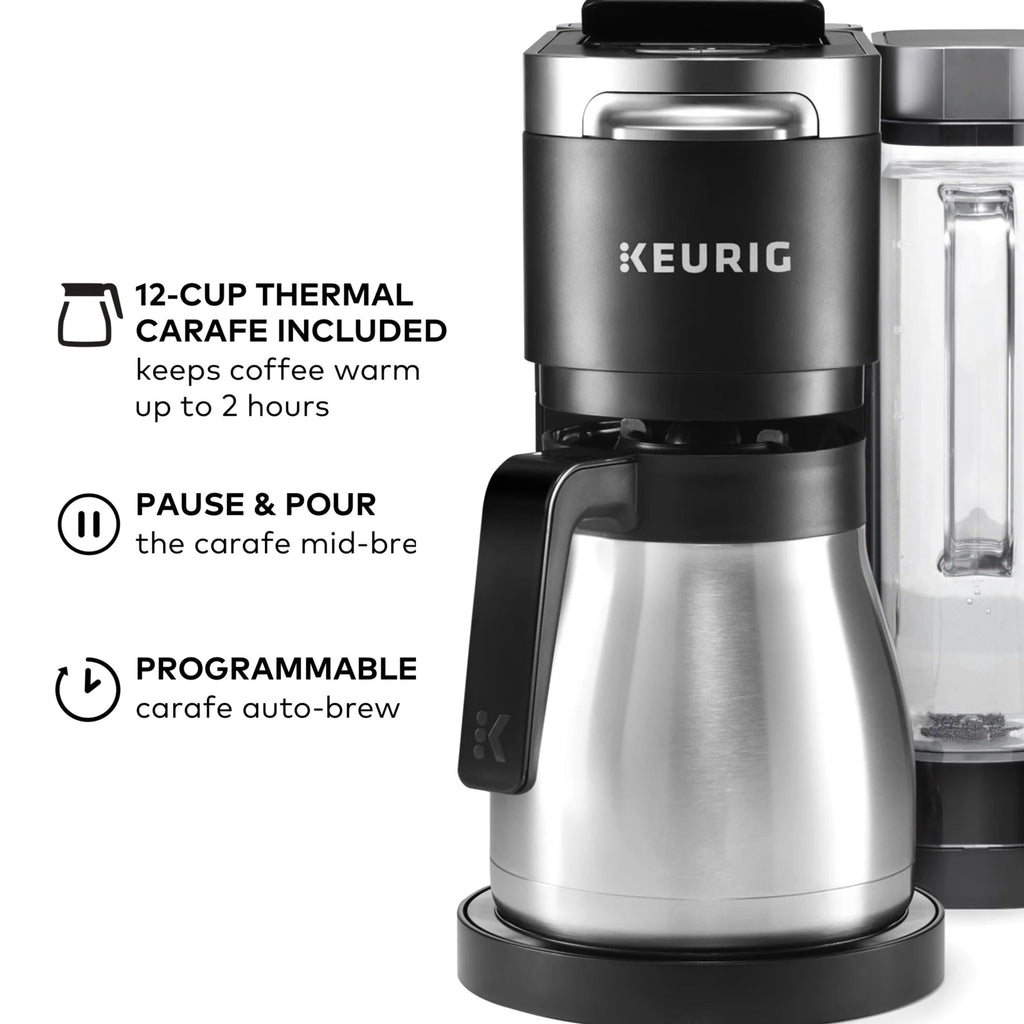 Keurig Single Serve And Carafe Coffee Maker With 12-Cup Thermal Carafe - K-Duo Plus