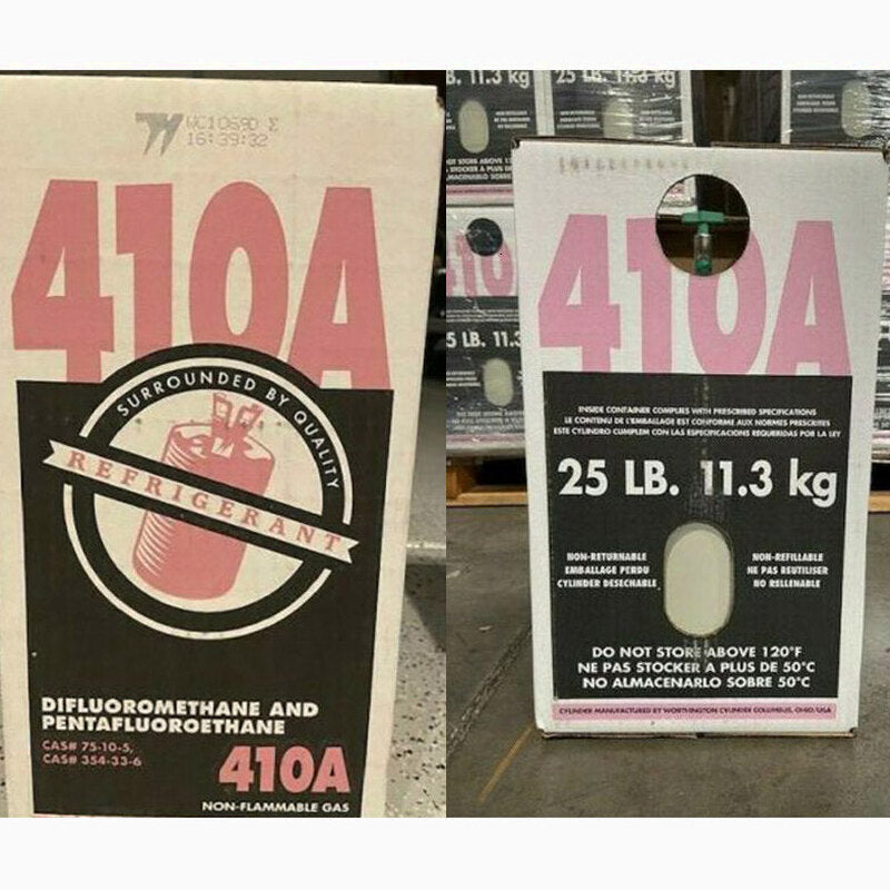 R-410A Refrigerant 25 lb Pink Cylinder