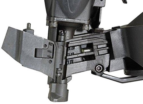 3PLUS 11 Gauge 15 Degree Coil Roofing Nailer, 3/4-Inch To 1-3/4-Inch - Black And Red