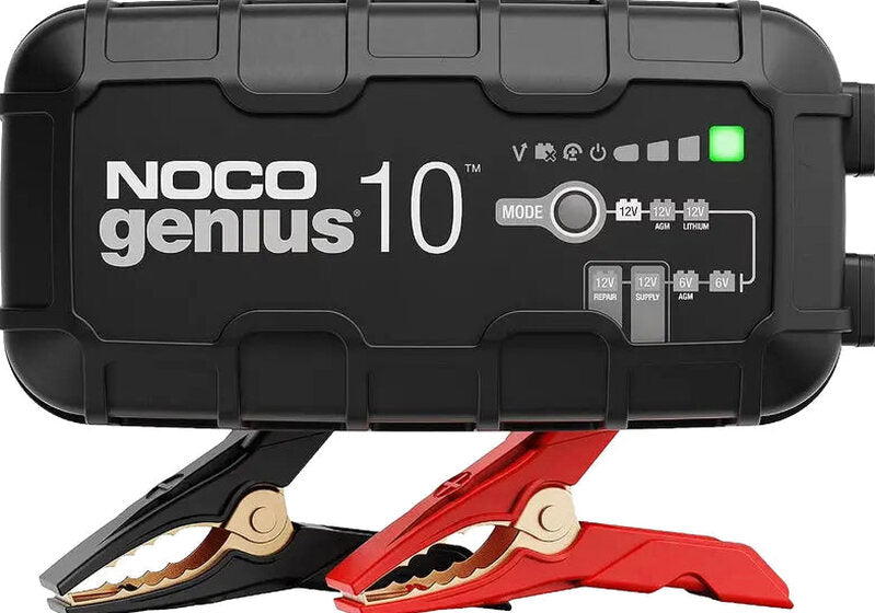 NOCO GENIUS10 10A 6V/12V Smart Battery Charger, Maintainer And Desulfator - GENIUS10