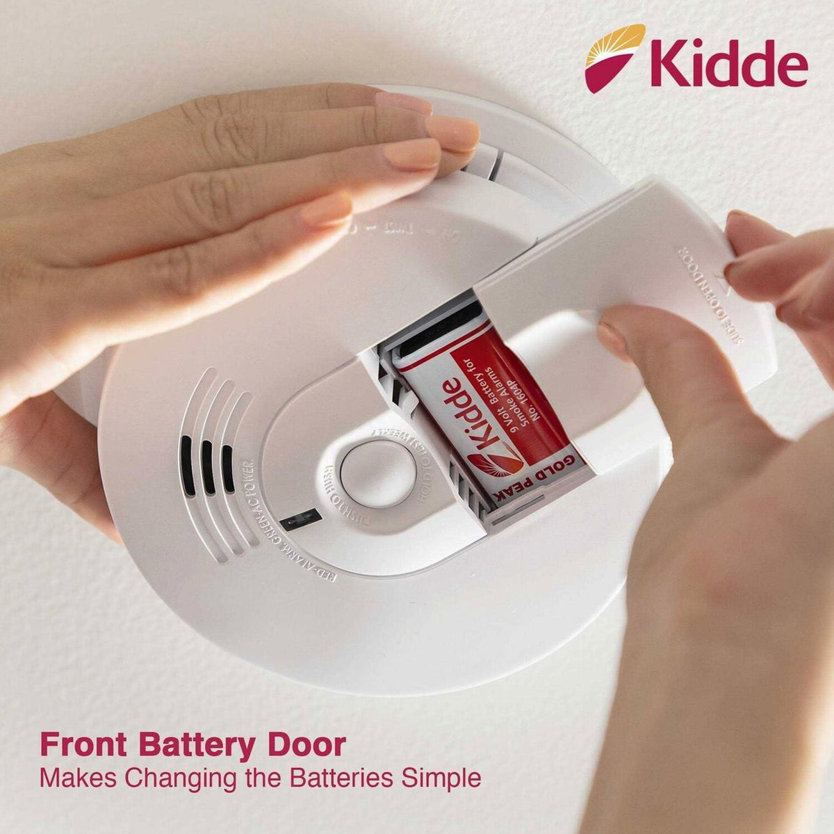 Kidde Hardwire Ionization Smoke Alarm With 9V Battery Backup - I4618