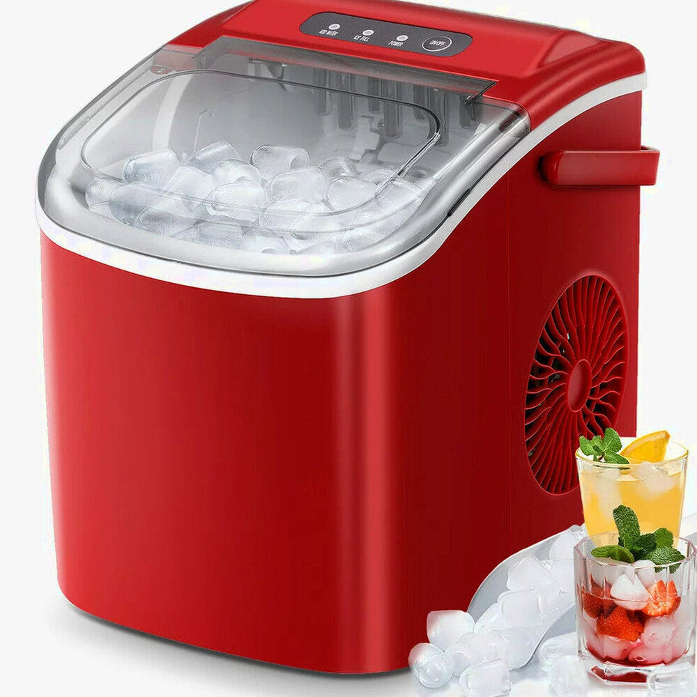 KISSAIR Portable Countertop Ice Maker, 26 lbs/24H - HZB-12/H
