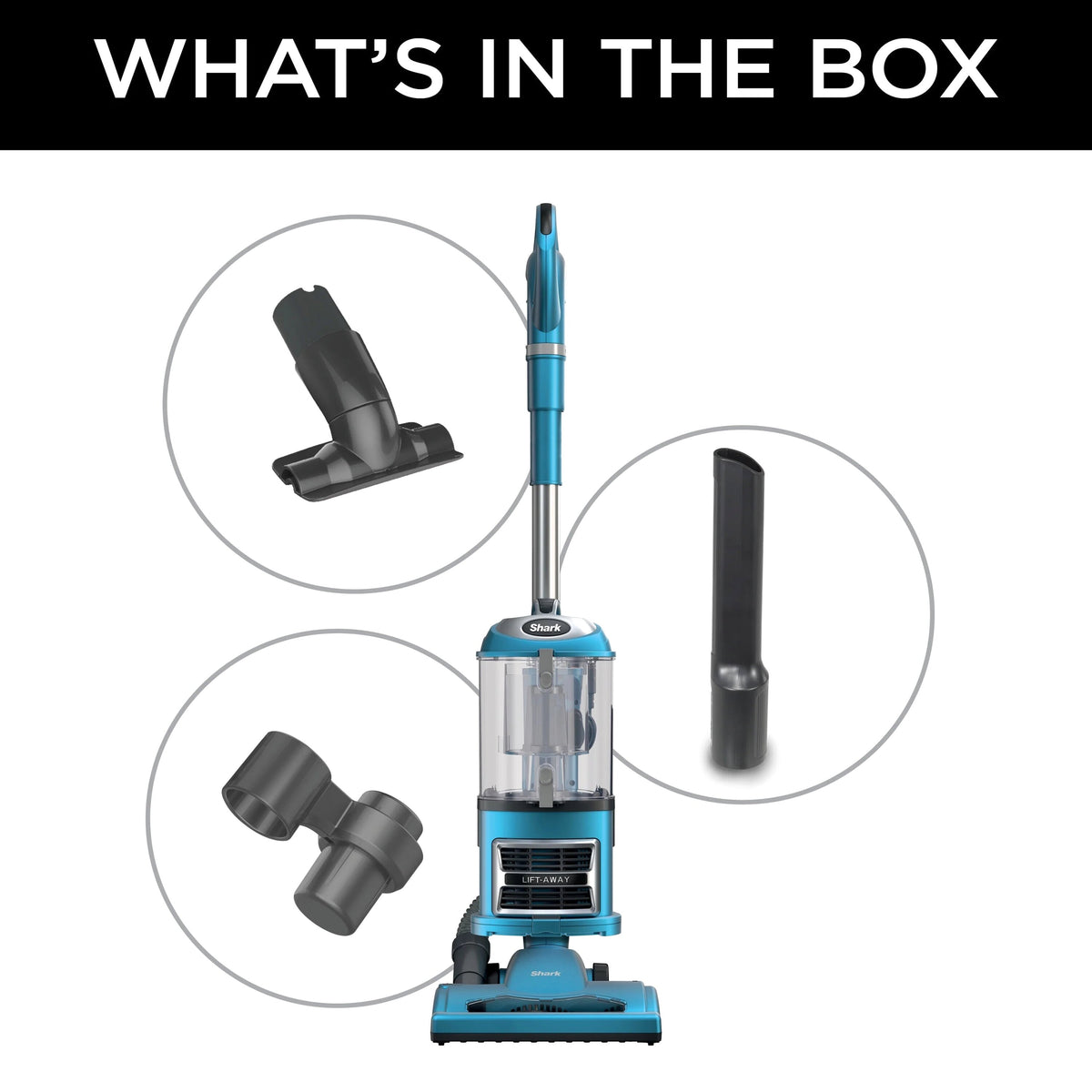 Shark Navigator Lift-Away Upright Vacuum, Bagless, Blue - NV380