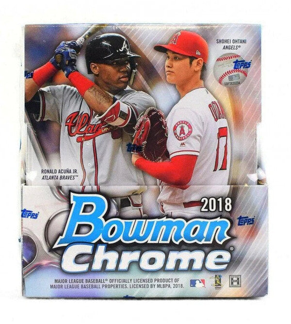Bowman 2018 Chrome Baseball Sealed Hobby Box