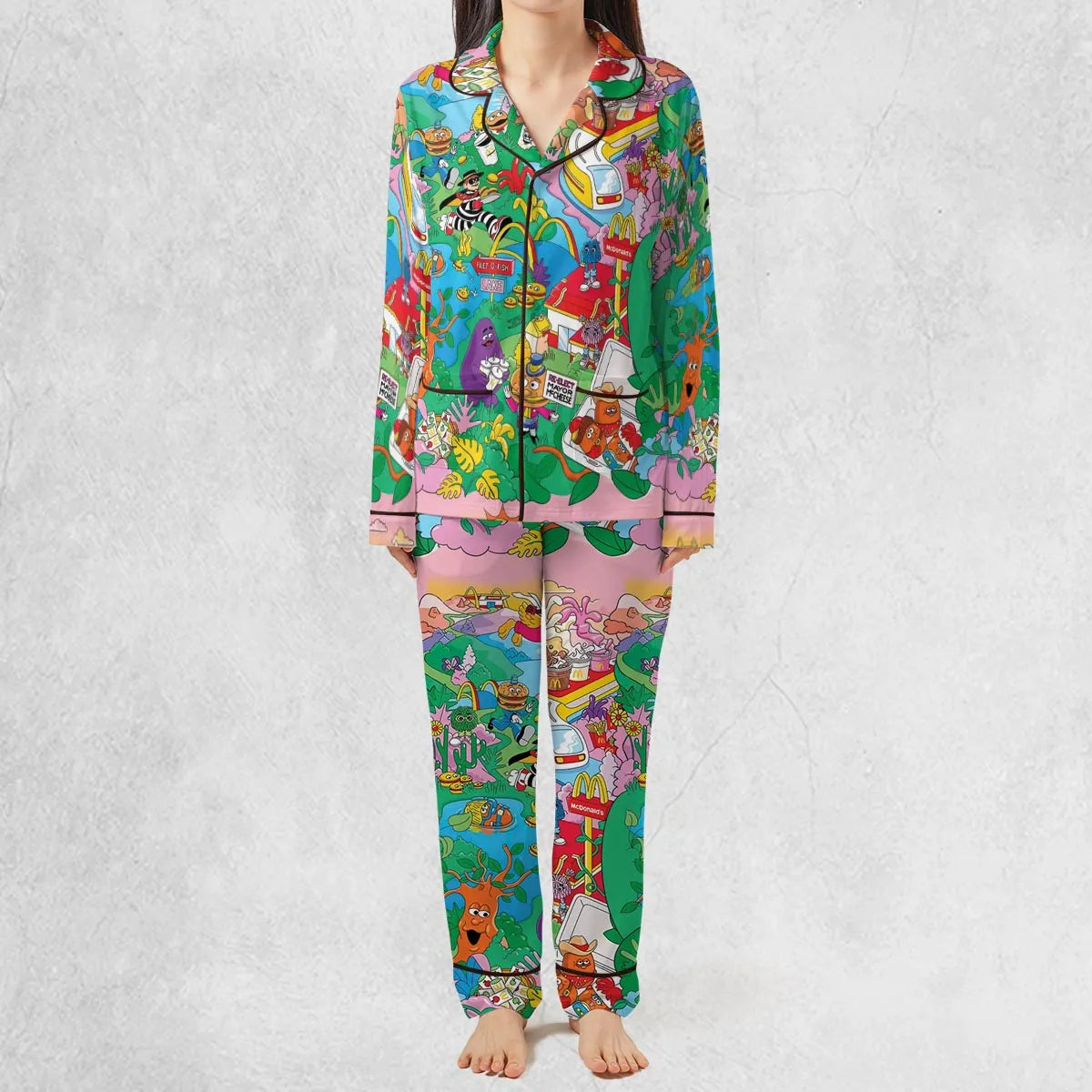Foodland Mcdonaldland Pajamas Set