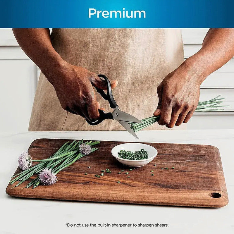 Ninja Foodi NeverDull 17-Piece Stainless Steel Knife Block Set With Built-In Sharpener - K32017