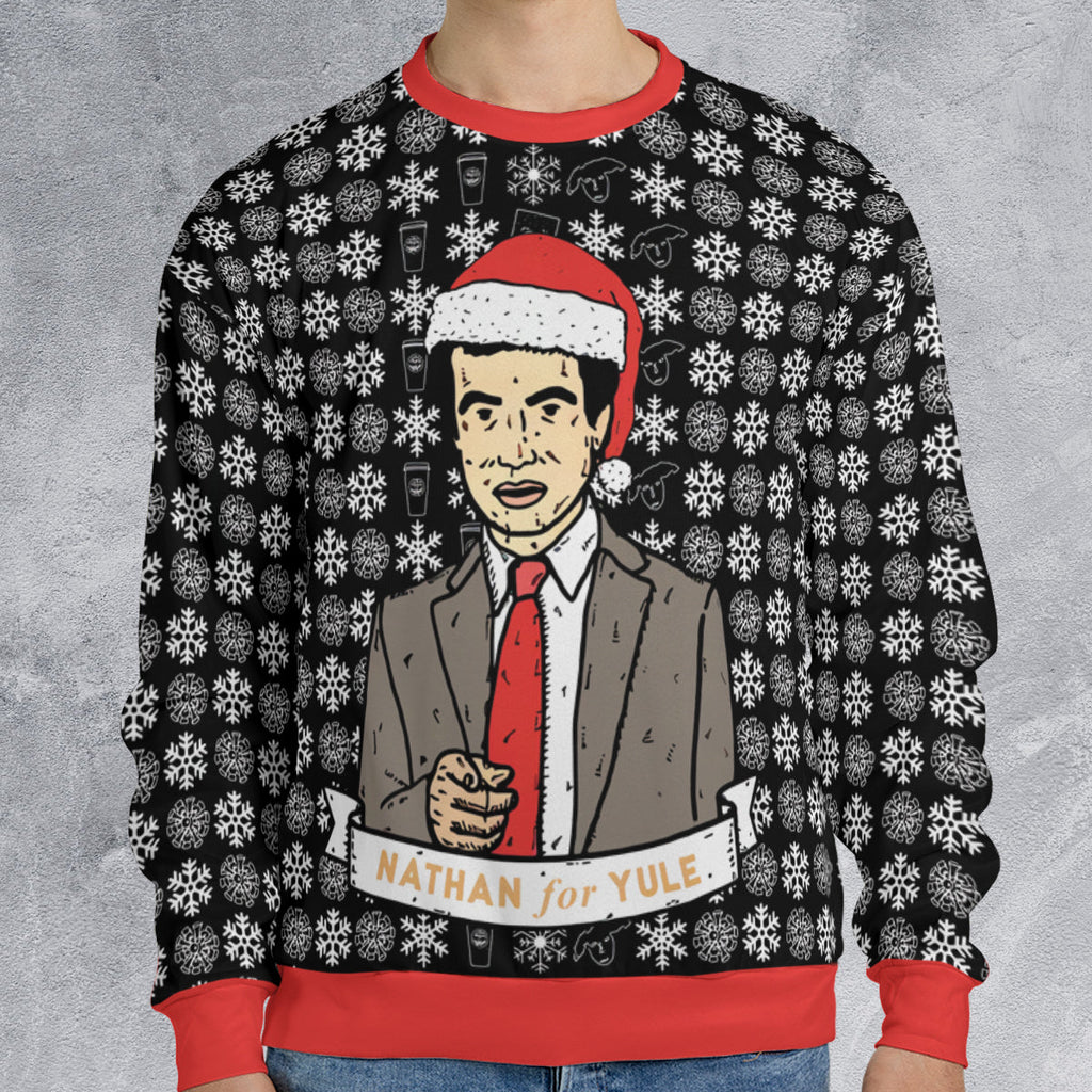 Nathan For Yule Ugly Christmas Sweatshirt