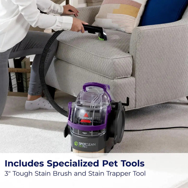 BISSELL SpotClean Pet Pro Portable Carpet Cleaner - 3 in Tough Stain Tool