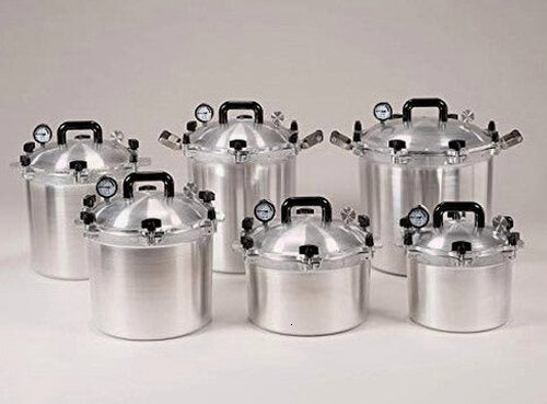 All American Pressure Cooker And Canner, 30 qt, Silver - 930