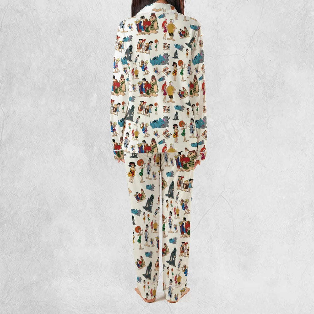 The Pebbles and Bamm Bamm Show Characters Pajamas Set