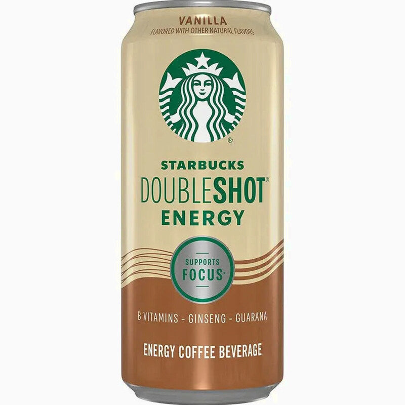 Starbucks Doubleshot Vanilla Espresso Energy Drink 15 oz, 12-Pack Cans