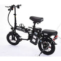 Folding Electric Bike 250W, 14 Inch, LCD Display, Removable Battery, Dual Disc Brake, Black