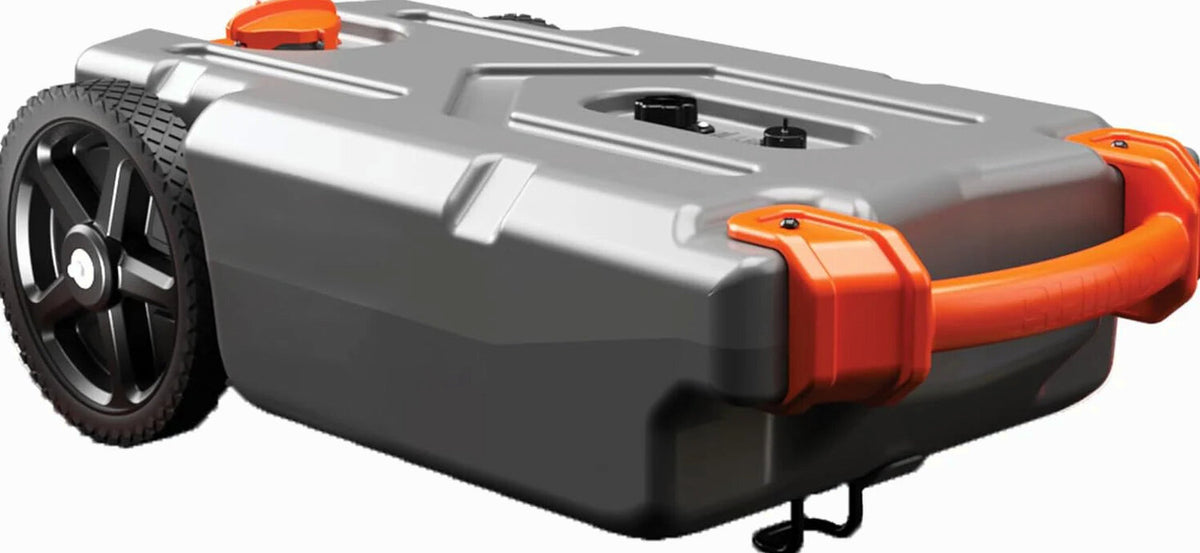 Camco Rhino 36-Gallon Portable RV Tote Tank With 2 Wheels - 39006