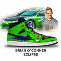 Brian O'conner Eclipse Fast and Furious New Edition High Top Shoes