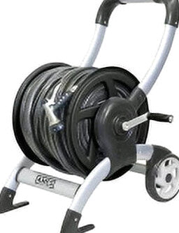 The Ames Company Aluminum Hose Reel Cart, Silver, 200 Ft - 2518000