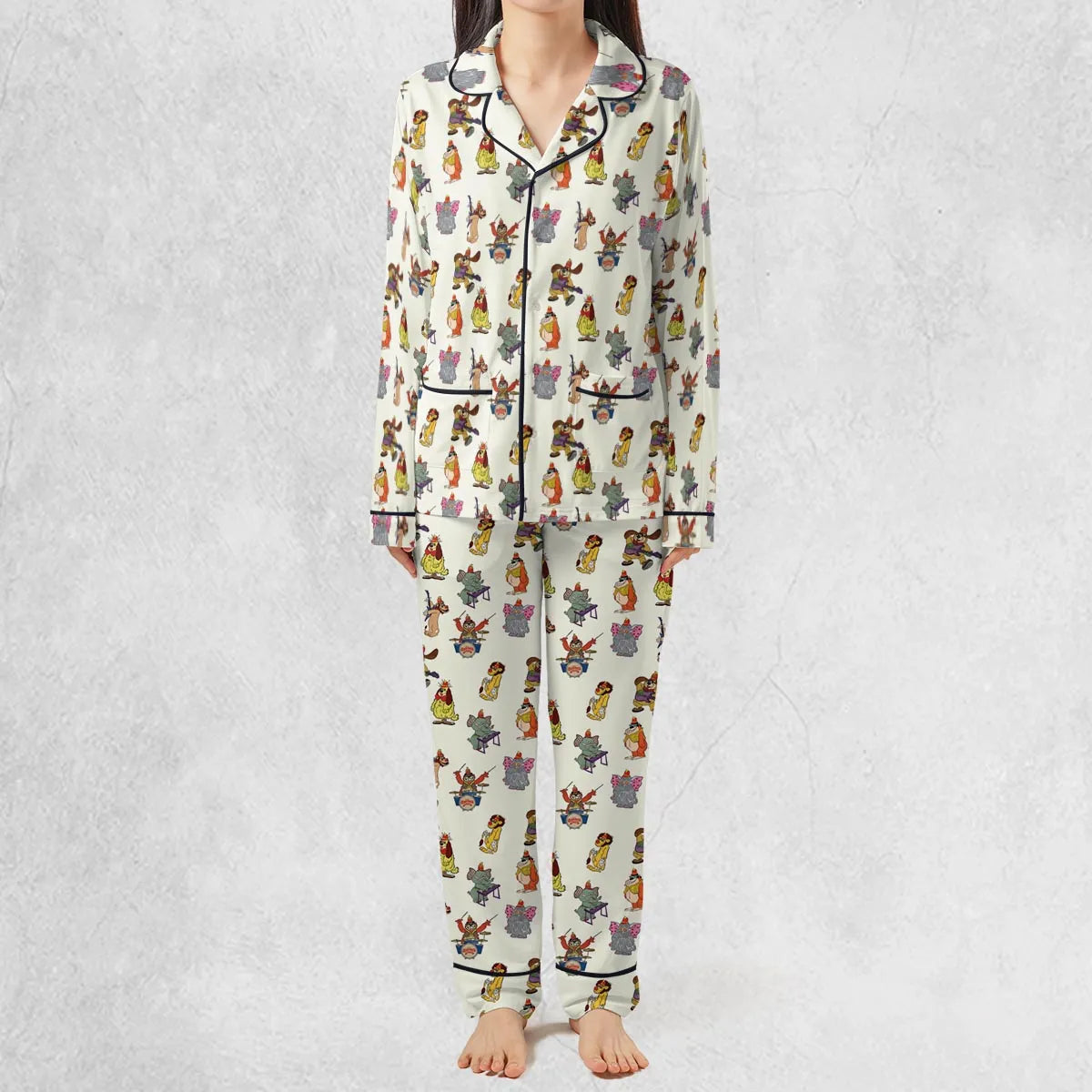 Snorky Fleegle Drooper Bingo The Banana Splits Pajamas Set