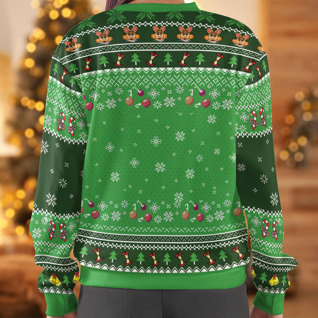 Bean Bunny Christmas Carol Ugly Christmas Sweatshirt
