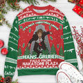It's Not Christmas Until Hans Gruber Falls From Nakatomi Plaza Ugly Christmas Sweatshirt