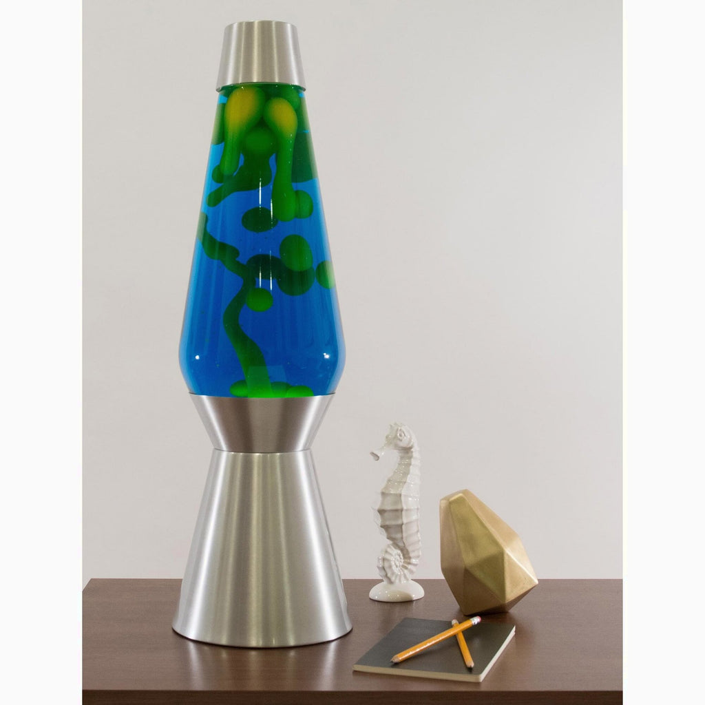 Yellow Blue Liquid Motion Lamp