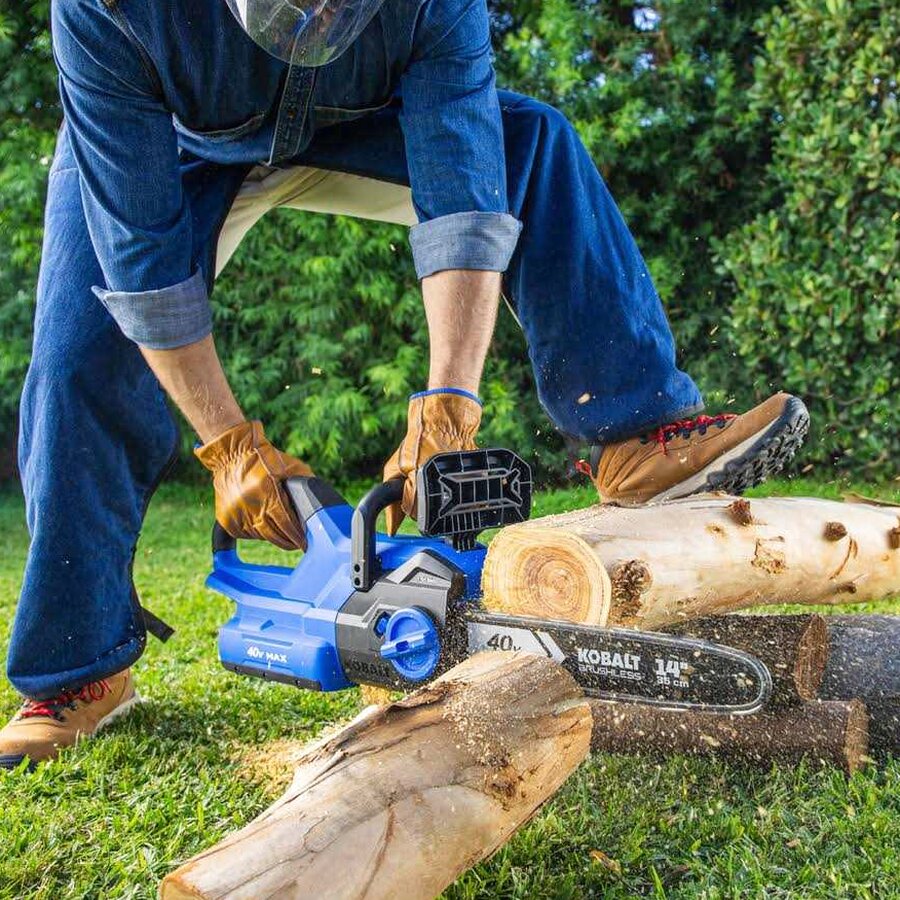 Kobalt Gen4 40-Volt 14-in Brushless Battery Chainsaw 4 Ah - KCS 1040A-03