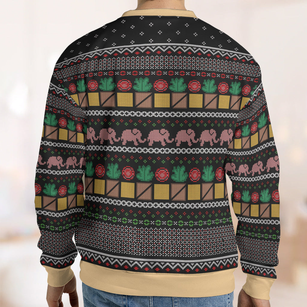 Hey Santa Can I Fix You Some Sandwiches Bad Santa Ugly Christmas Sweatshirt